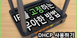 NAS 아이피를 고정하는 방법